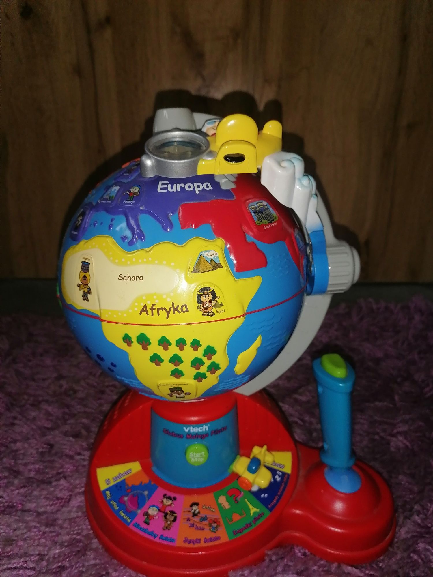 Interaktywny globus dla dzieci