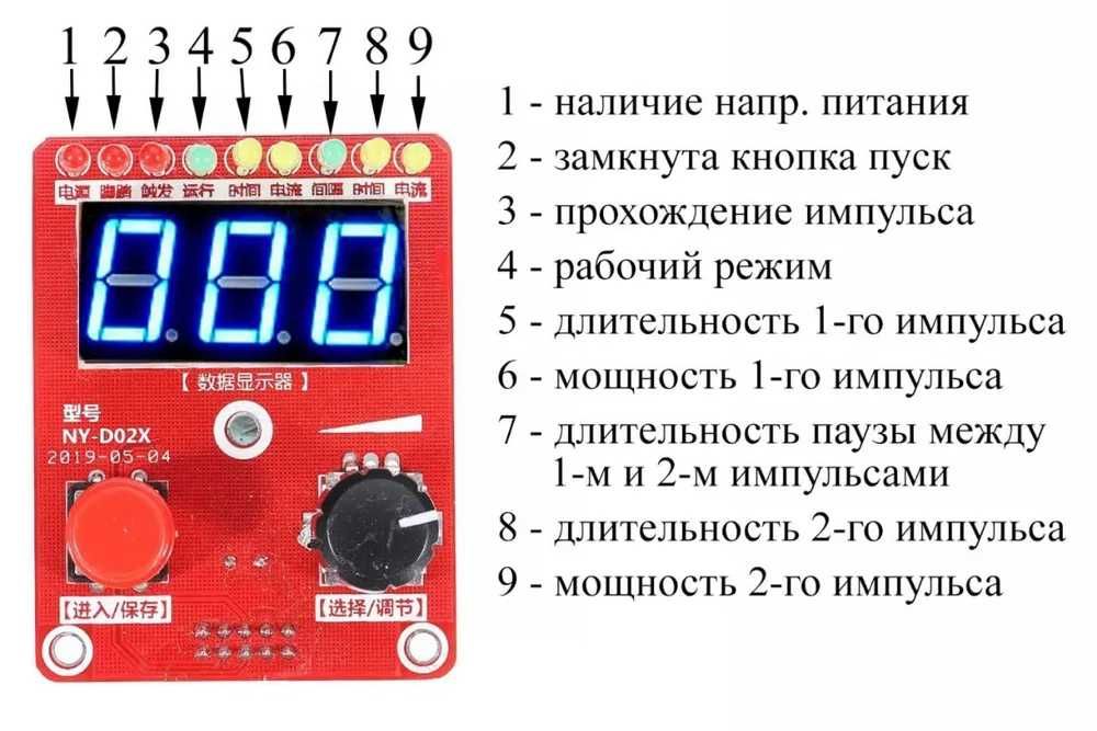 Контроллер точечной сварки NY-D02 100A, NY-D01 100A