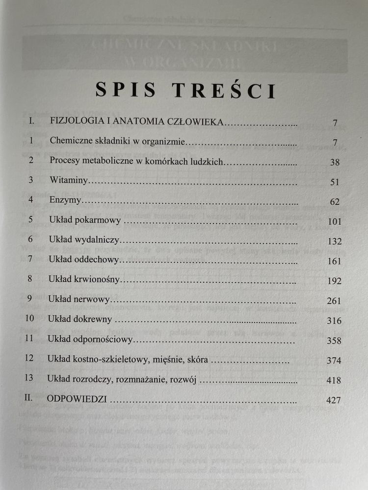 Biologia 1 - zbiór zadań maturalnych Witowski do 2018