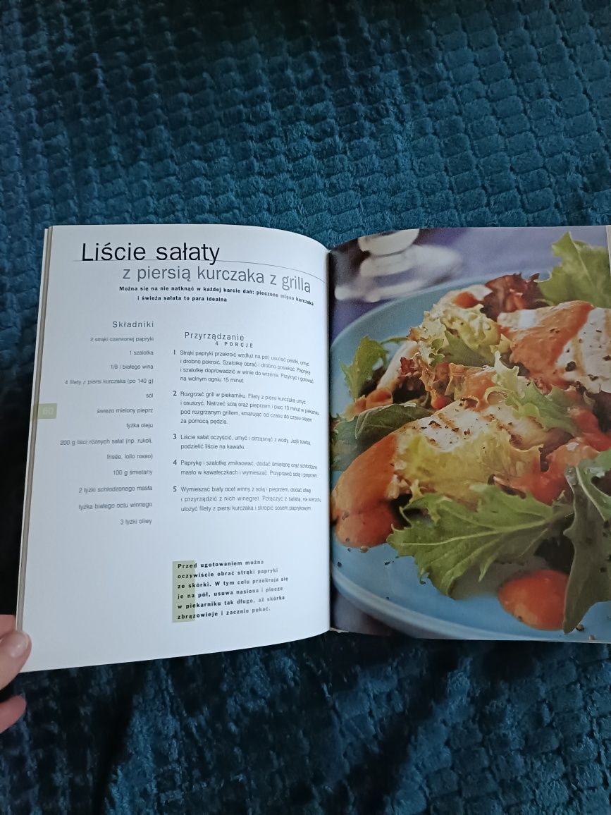 Książka kulinarna sałatki