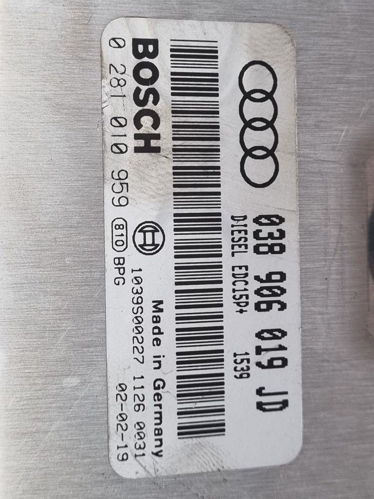 audi a4 b6 1.9 tdi  komputer sterownik silnika