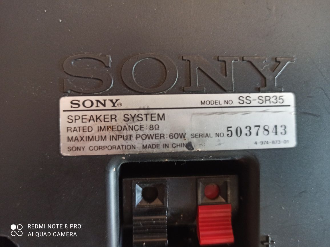 Colunas Sony speaker system