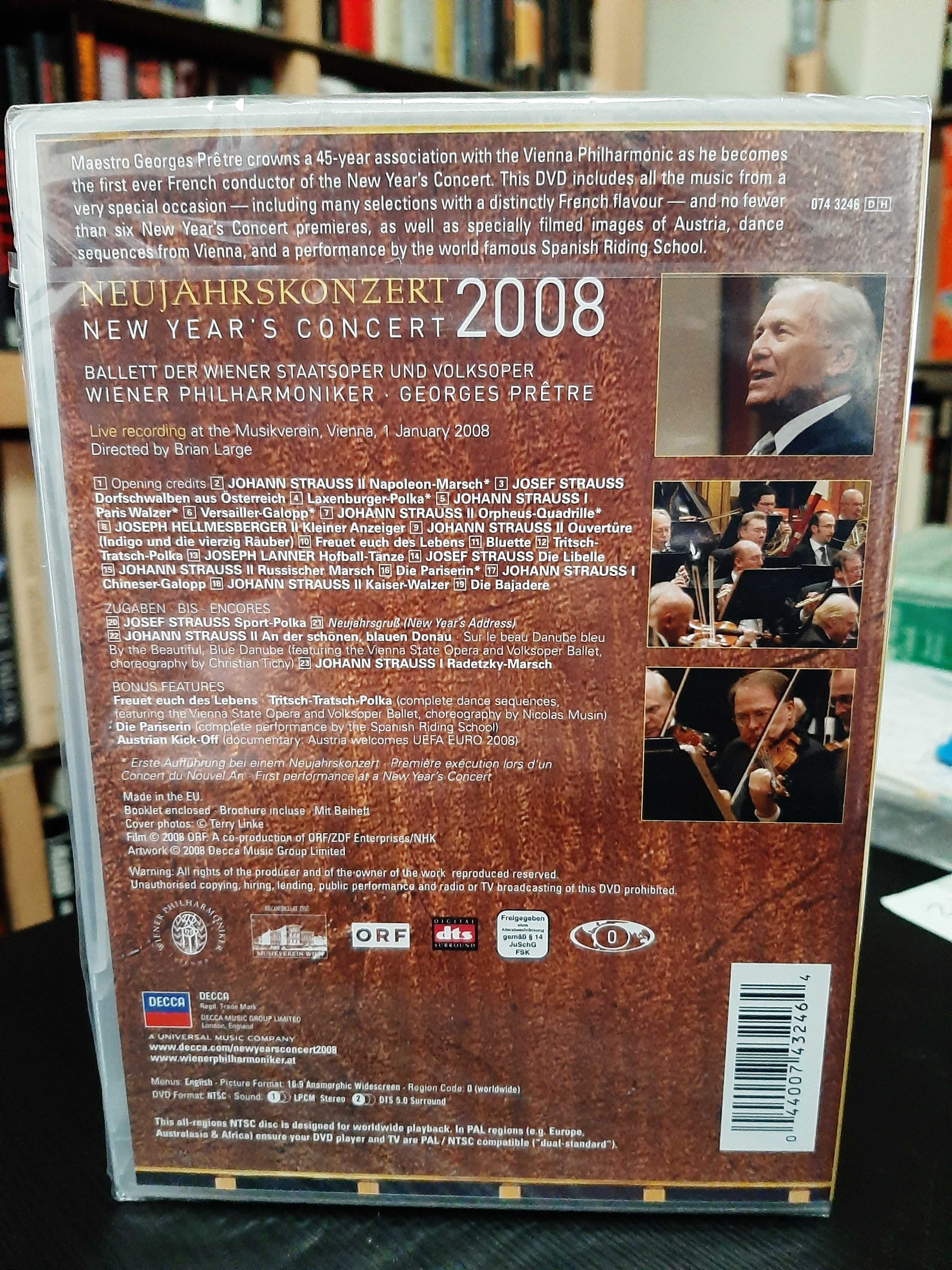 New Year's Concert 2008 – Wiener Philharmoniker, Georges Prêtre - NOVO