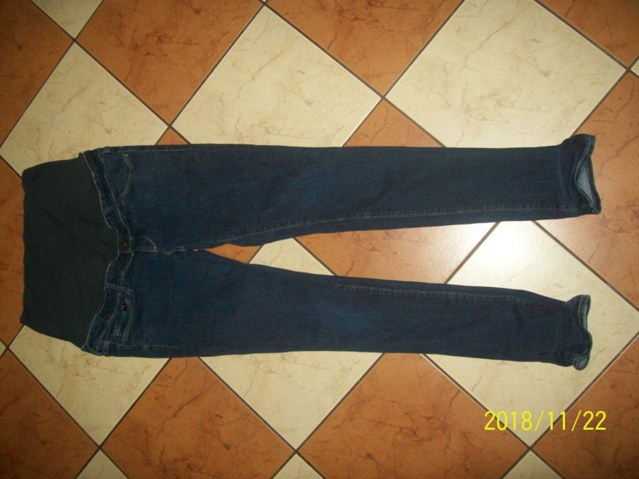 H&M Mama Slim spodnie jeans rurki rozm 40