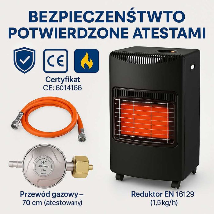 Ogrzewacz PIECYK GAZOWY na butle grzejnik na gaz