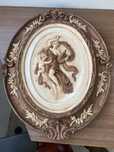 Quadro Decorativo Estilo Barroco com Relevo Mitológico