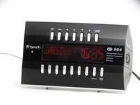 Radiobudzik Bench RDS KH 2295 - 2 alarmy - czas sterowany radiem