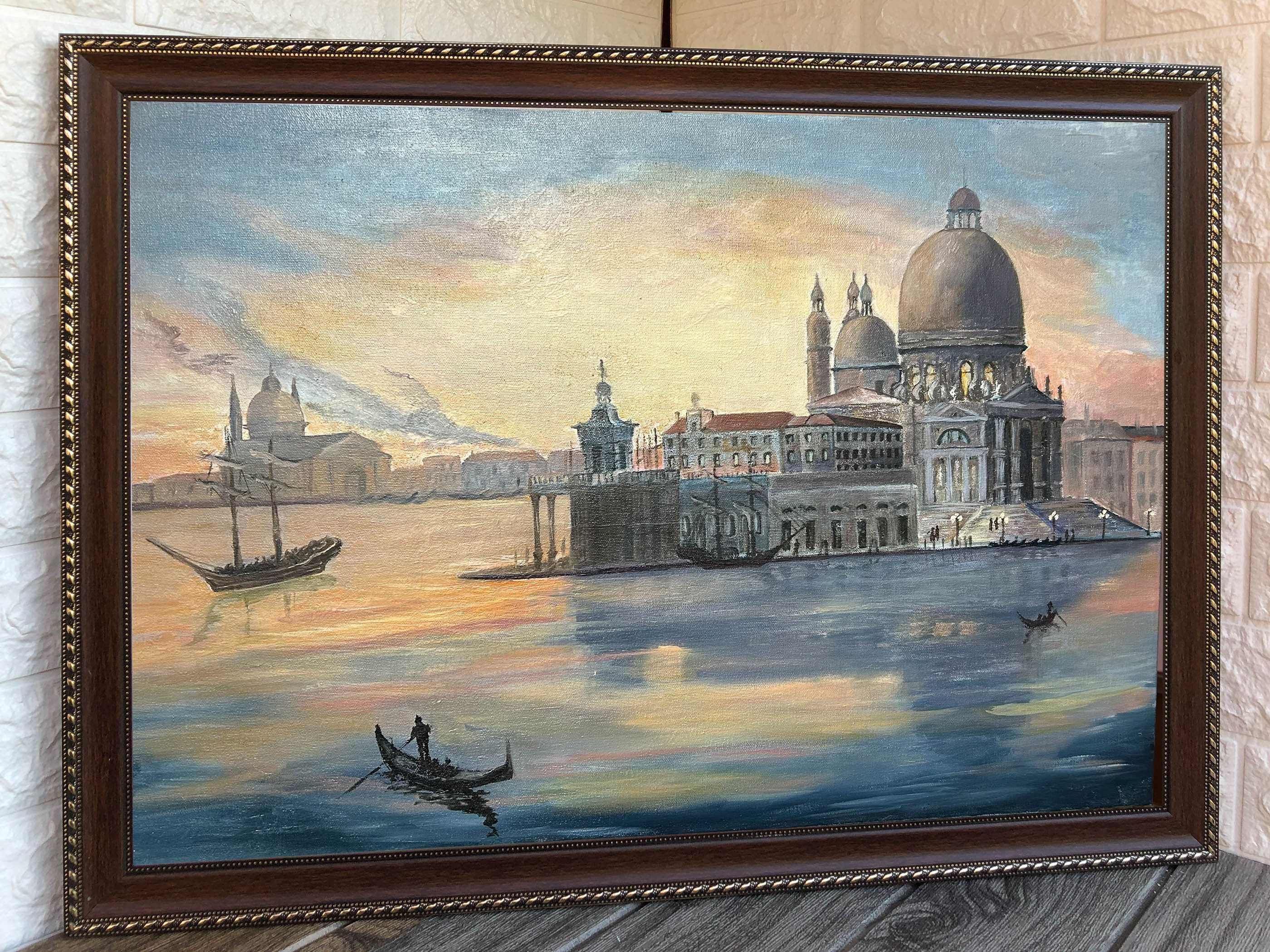 Картина Венеція Міський пейзаж 45/65 Полотно на підрамнику