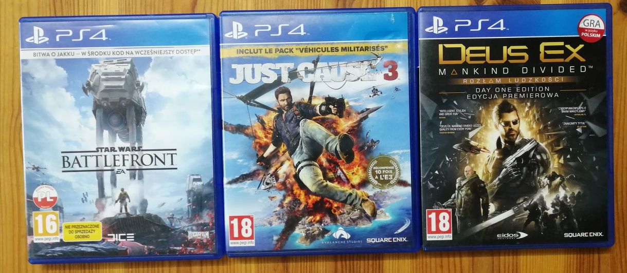 GRY na PlayStation 4 - 50 zł / sztuka - PS4