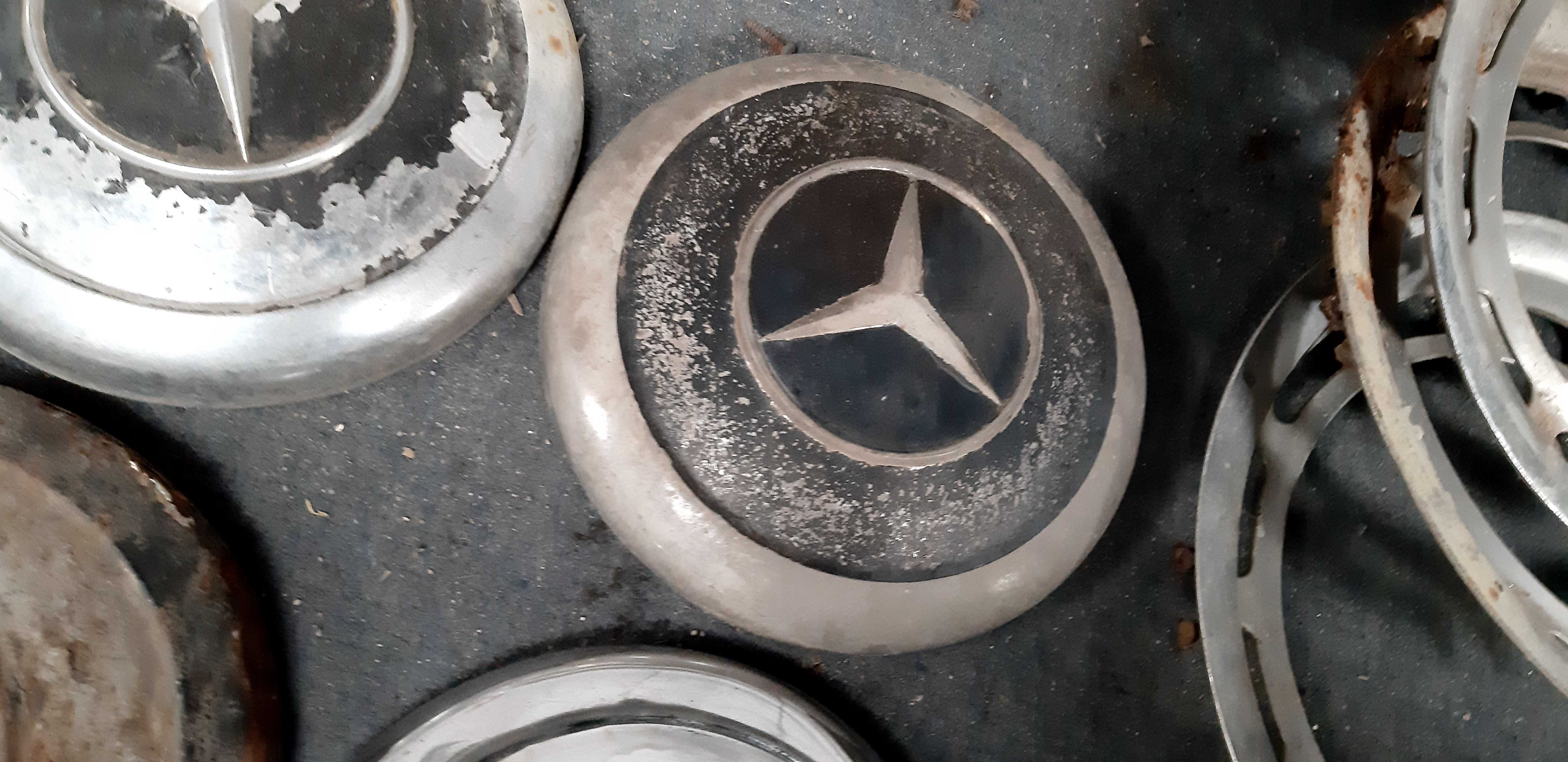 10szt kołpaki plus 3 ringi, dekle do kół mercedes w110, 111, ponton