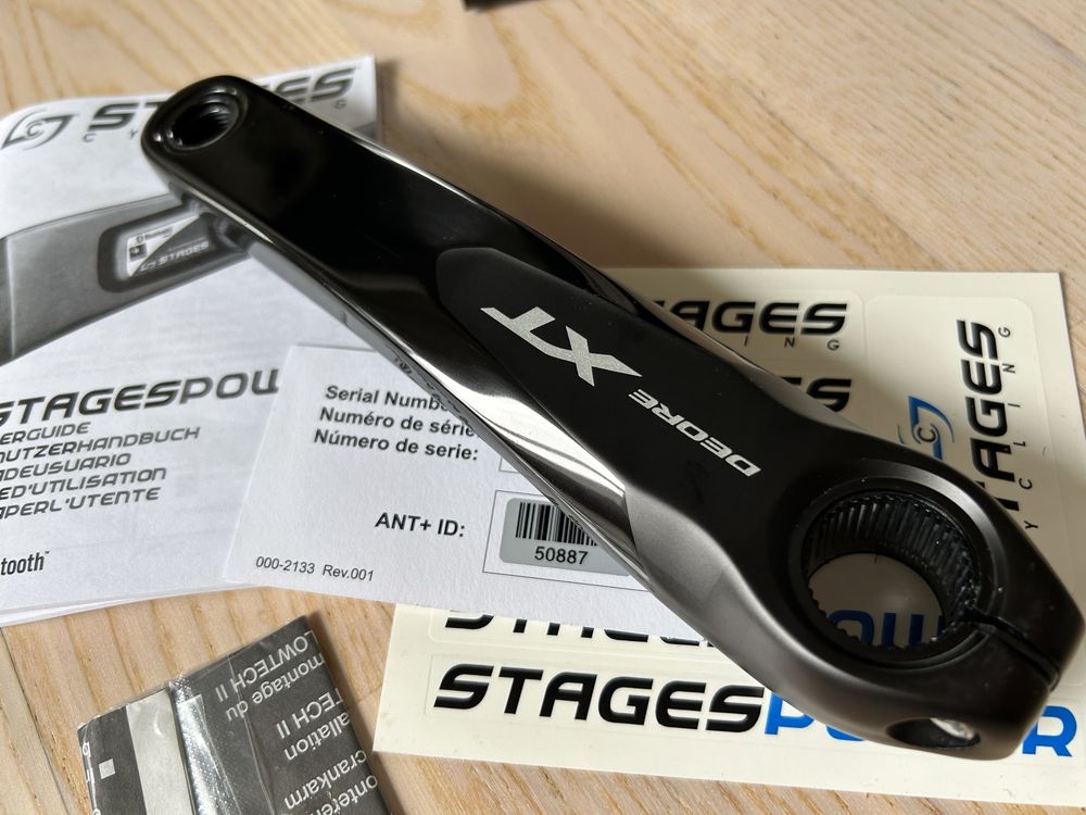 Miernik pomiar mocy Stages shimano 170mm fc-m8000