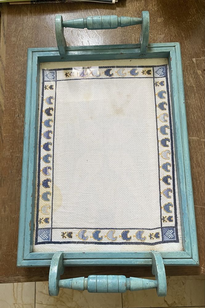 Tabuleiro de refeicoes vintage