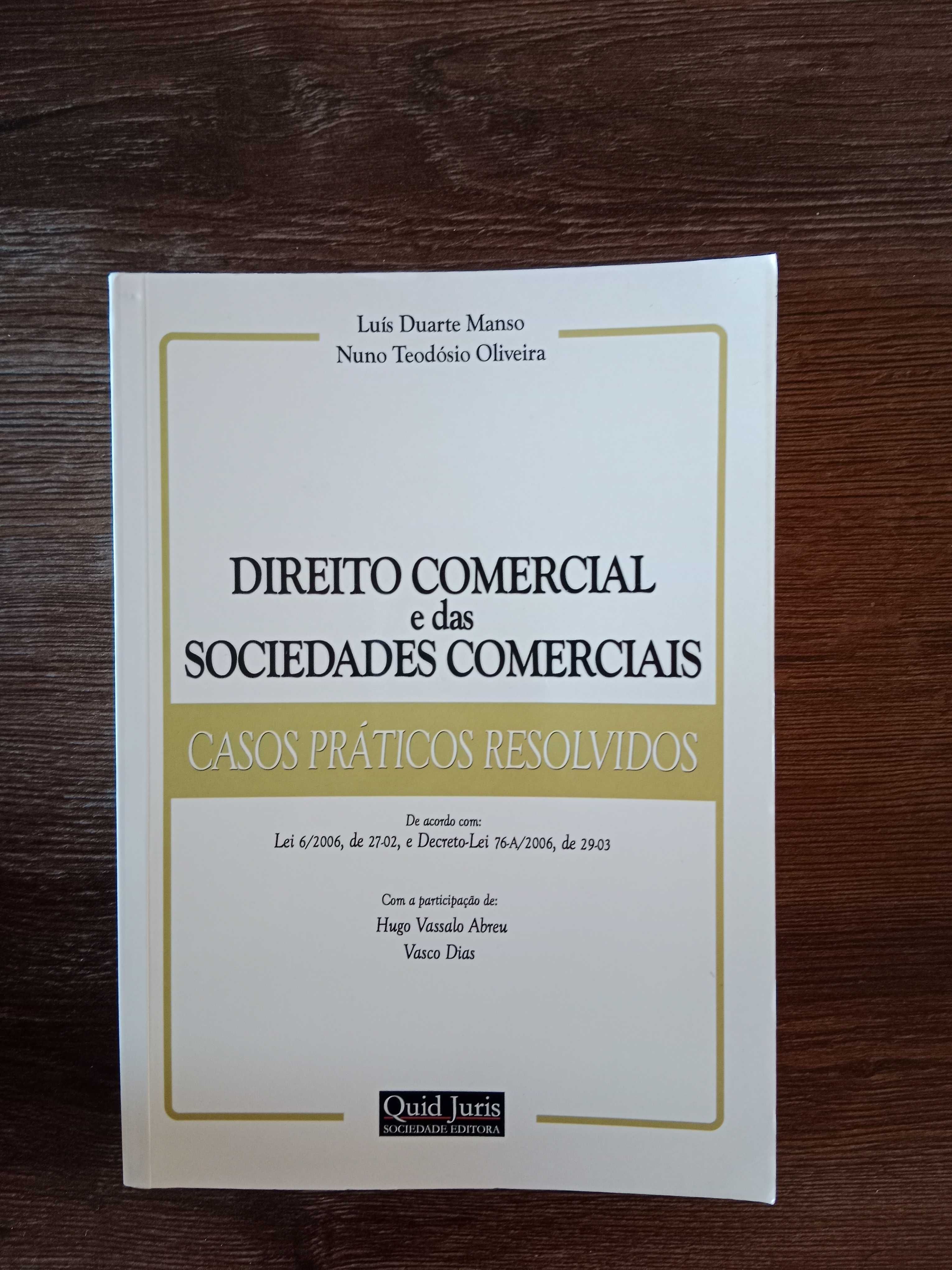 Livros Direito Comercial Usados - Casos Práticos Resolvidos