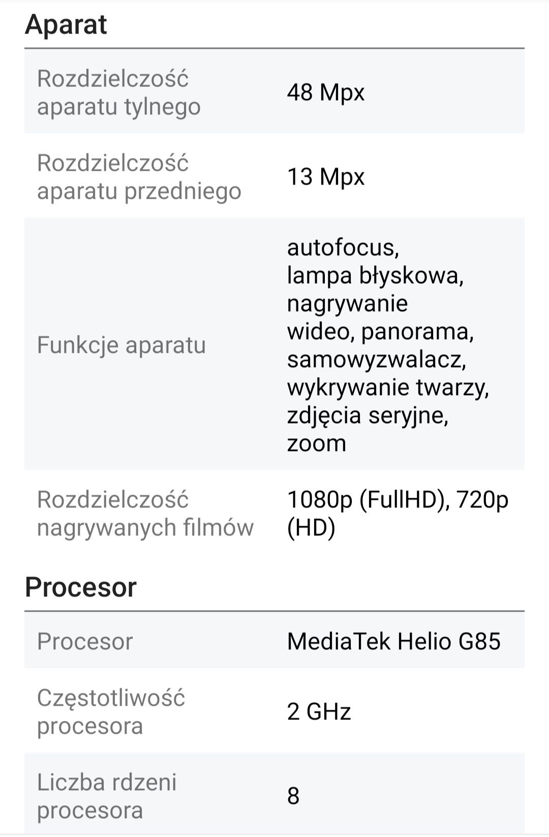 Telefon Redmi 8 niebieski