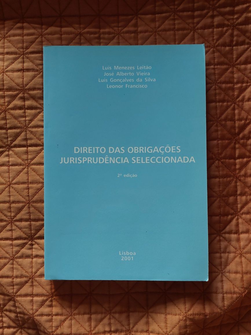 Livro "Direito das Obrigações Jurisprudência Selecionada"