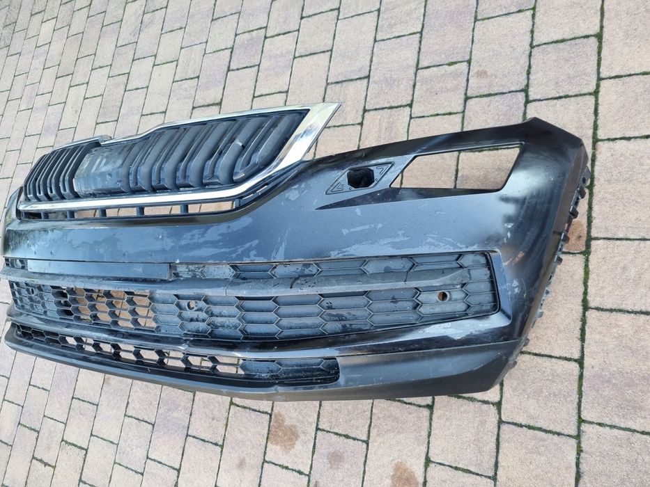 Skoda kodiaq zderzak przód oryginał