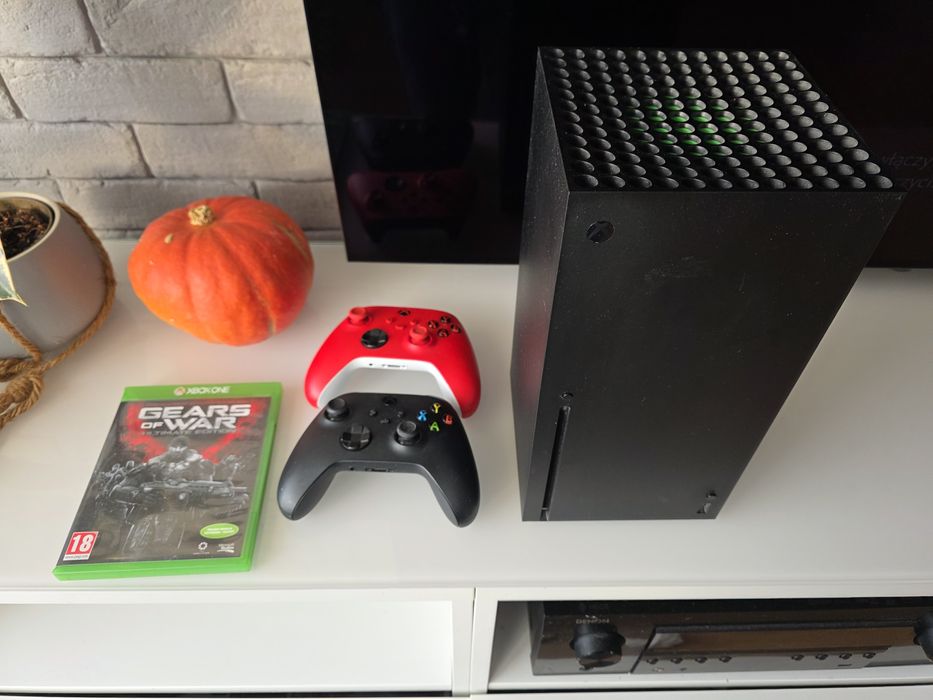 Xbox Series X 1TB + 2 pady + gra + pudełko + faktura