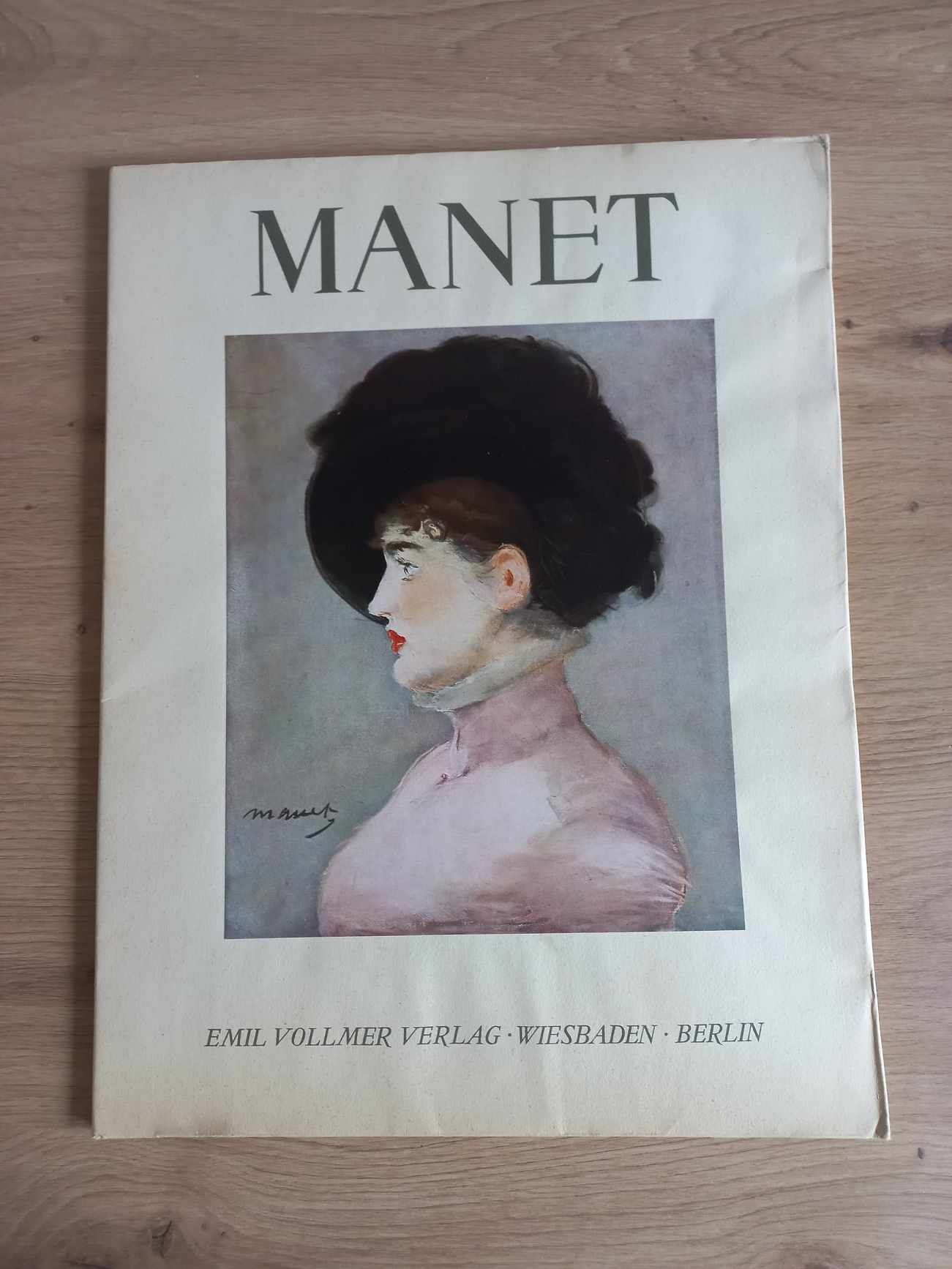 stary album Manet - Emil Vollmer Verlag - Wiesbaden - Berlin