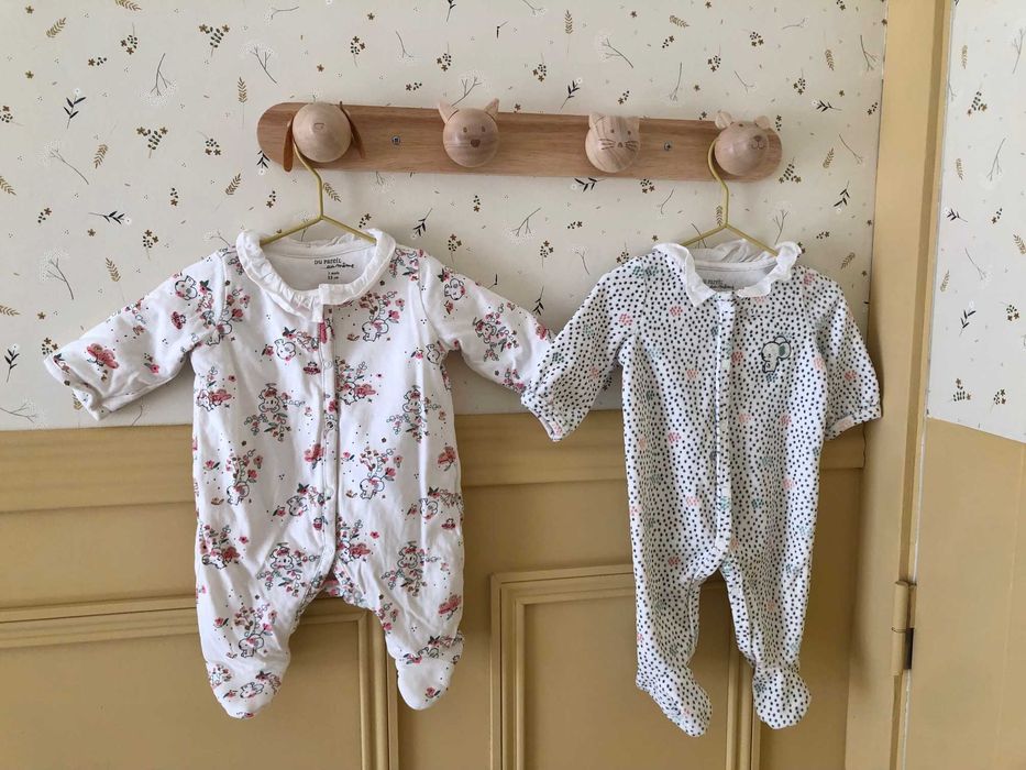 Lote roupa bebe menina outono inverno 50-53 cm - RN 0-1 mes