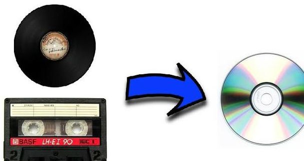 Conversão vinil (discos) / cassete para CD ou mp3