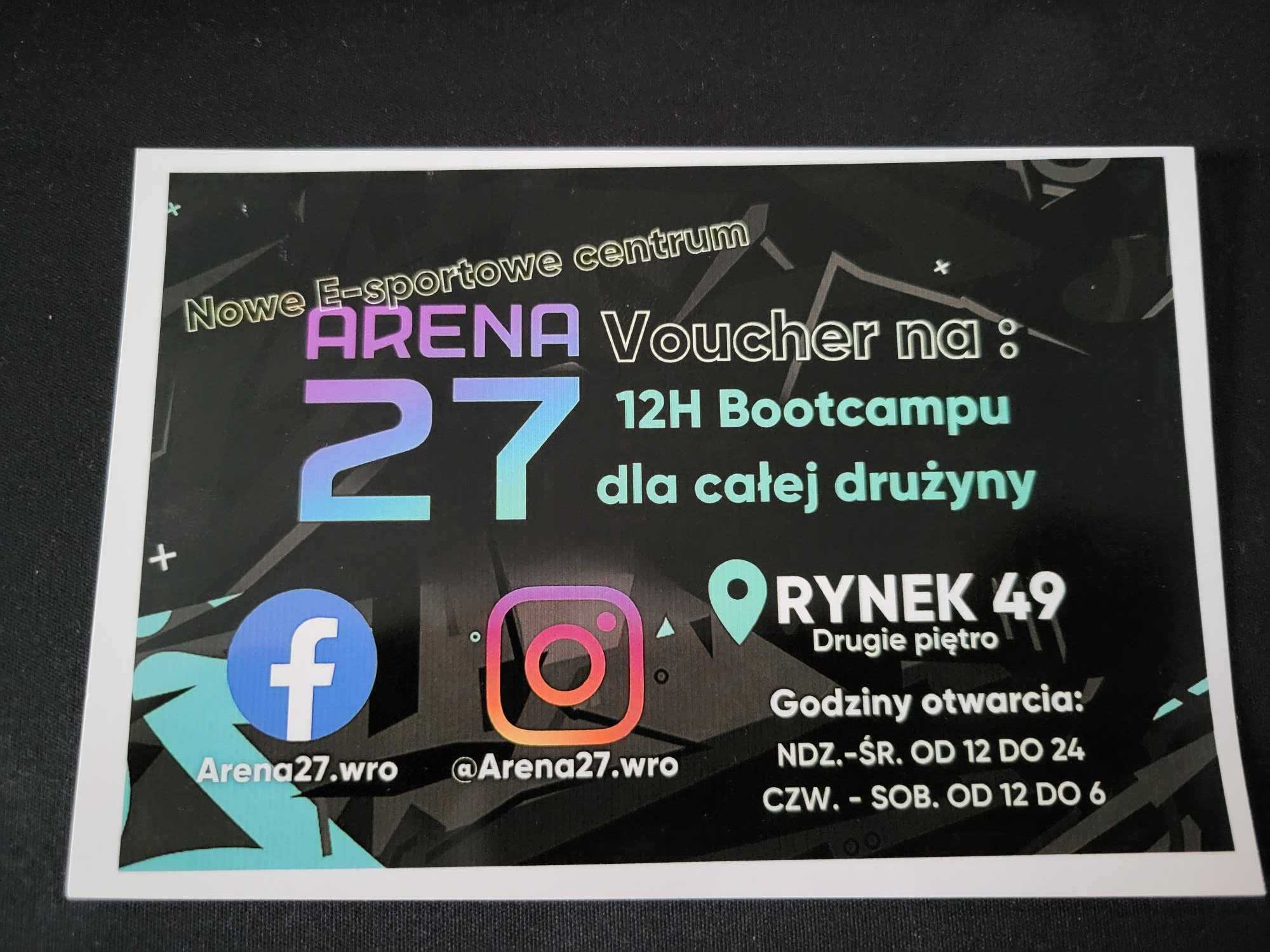 voucher gamingowy arena 27 wrocław