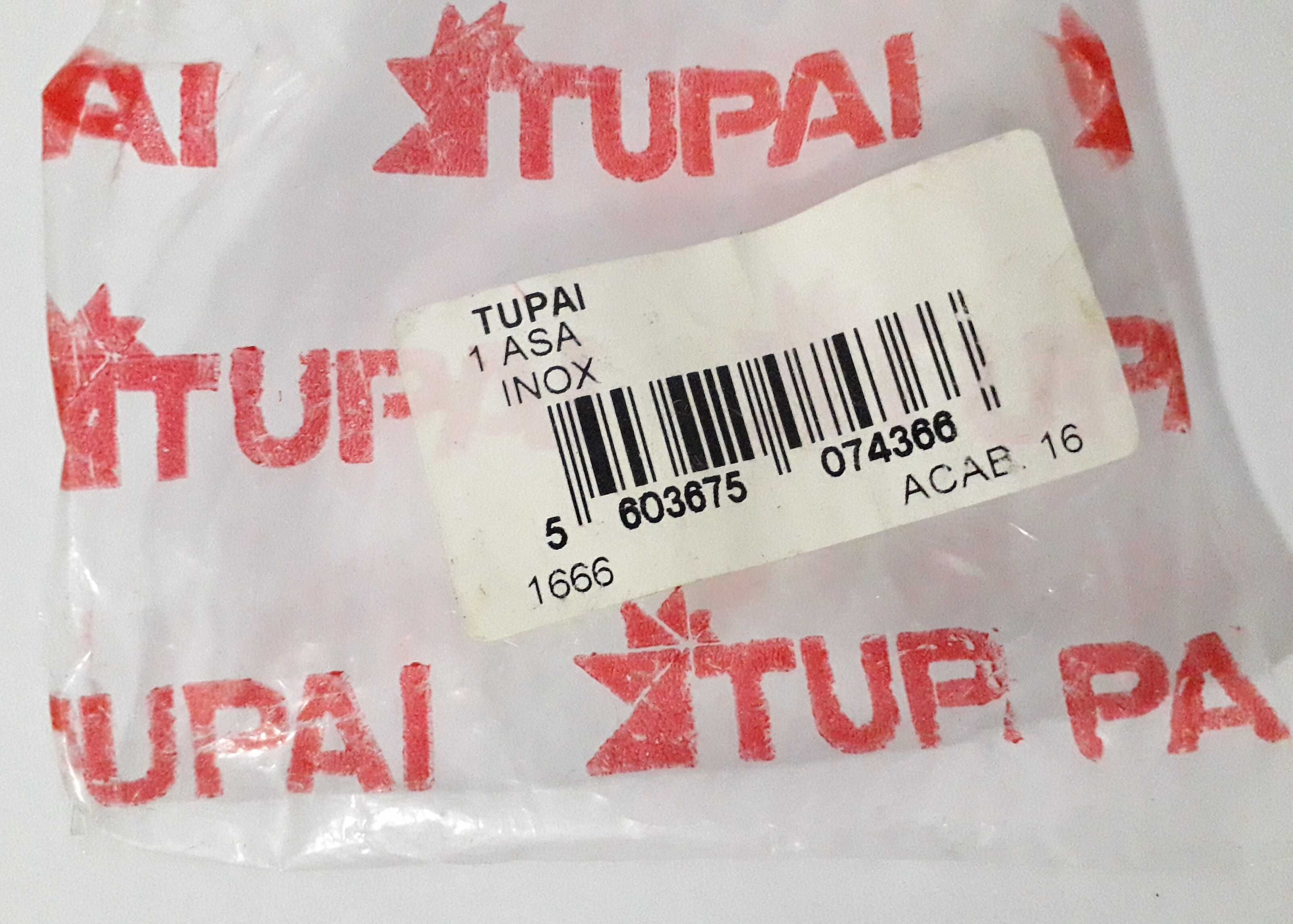 Pack de 2 Puxadores de embutir em inox marca Tupai (Refª 1666)