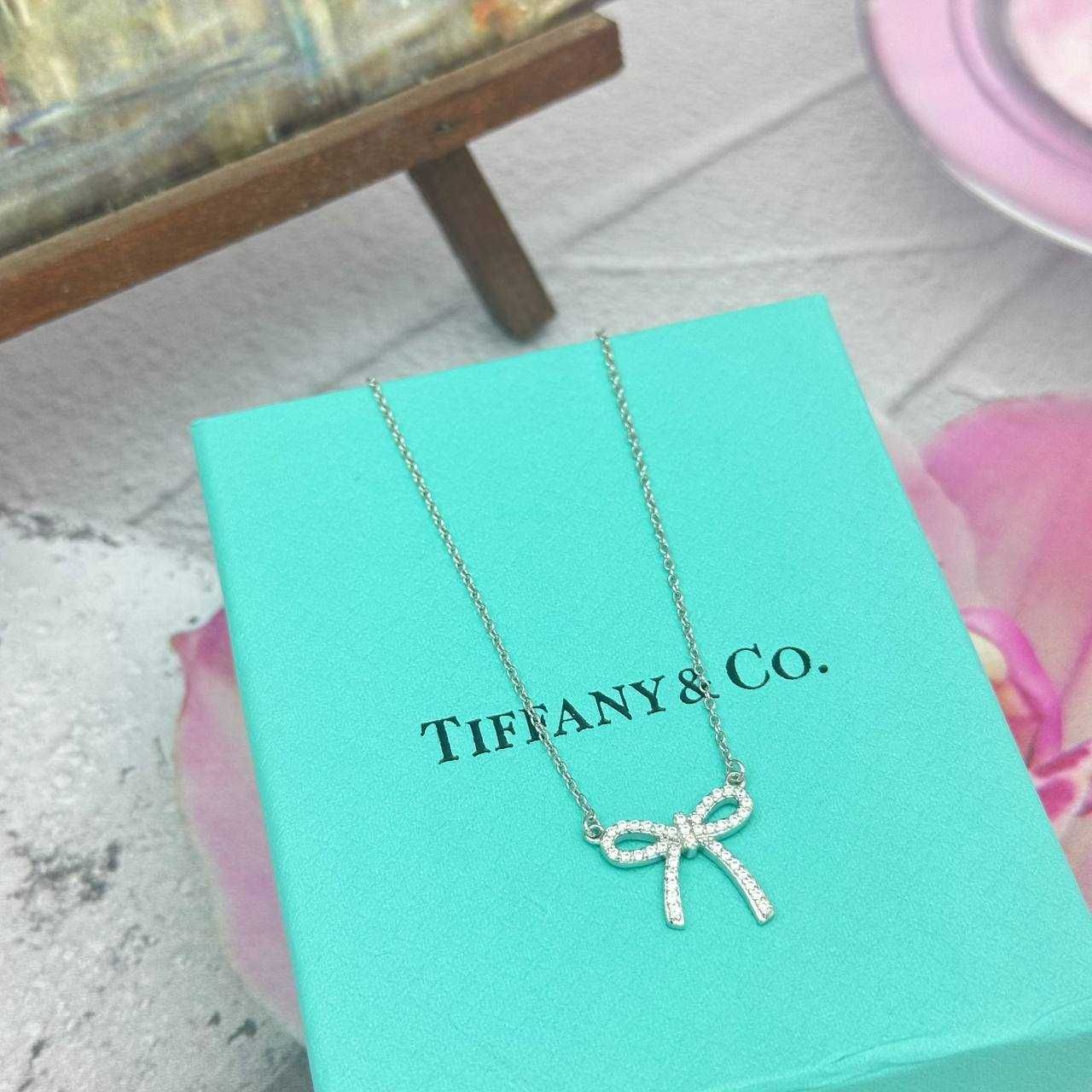 ТОП Намисто Кольє Bow Pendant Tiffany Co Ожерелье Тиффани