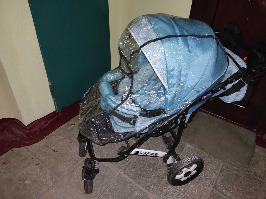 Коляска Viper Angelina 2 в 1 V.I.P. collection + Дітячє ліжко