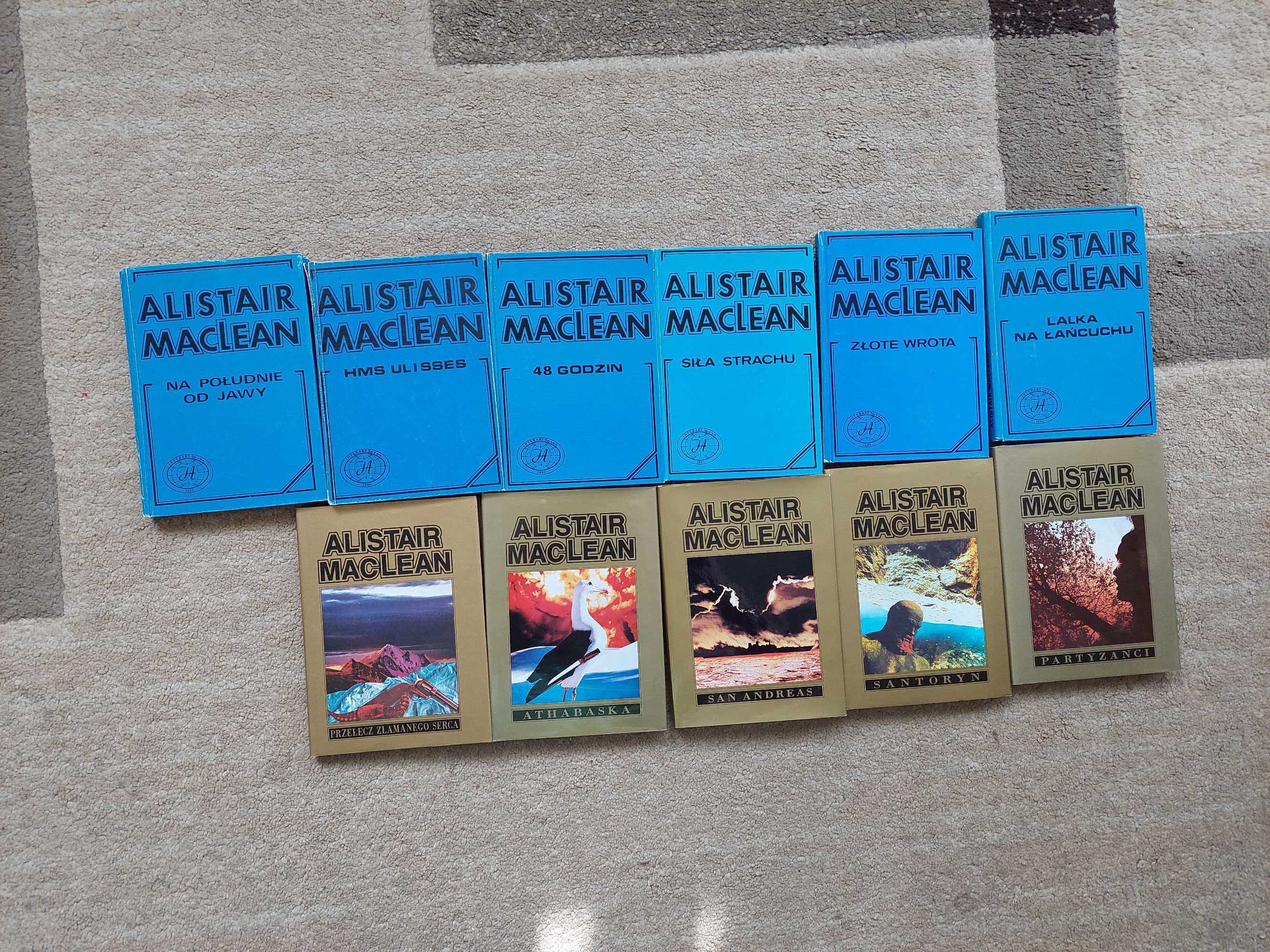 Alistair MacLean 11 tomów + Gratis