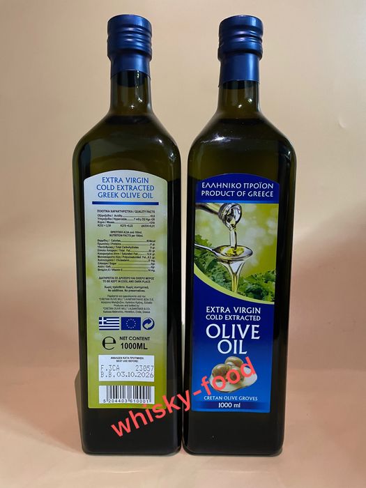 Оливкова олія Extra Virgin Gold Extracted Olive Oil 1л (Греція)