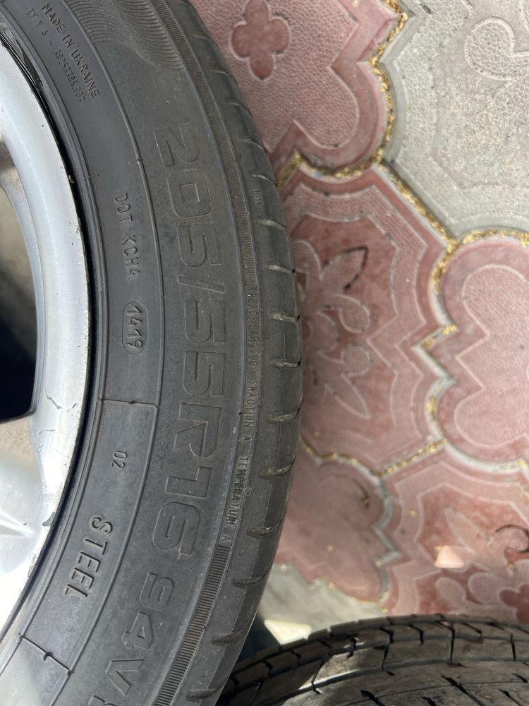 Легкосплавные диски R16 5x114.3 с резиной