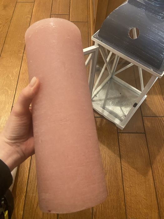 Latarnia BOB S22xD22xW58cm biały + świeca z Miloo home