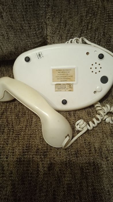 Телефон стационарный, цвет белый, Польша