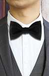 Английская черная бабочка Bowtie шелк оригинал