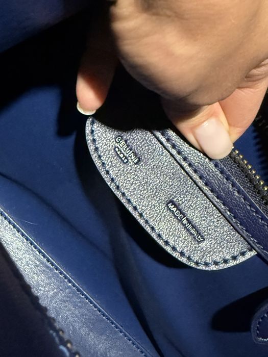 Сумка Celine темно синього кольору