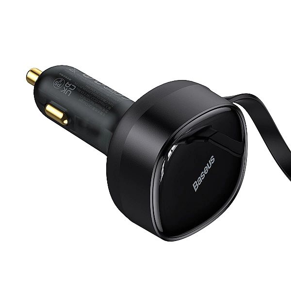 Baseus Enjoyment ładowarka samochodowa 2w1/30W czarny (CGTX)