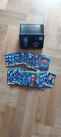 Karty kolekcjonerskie + pudełko Champions League 2014-15
