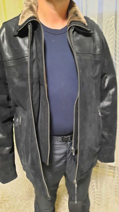 Чоловіча шкіряна куртка Morgan