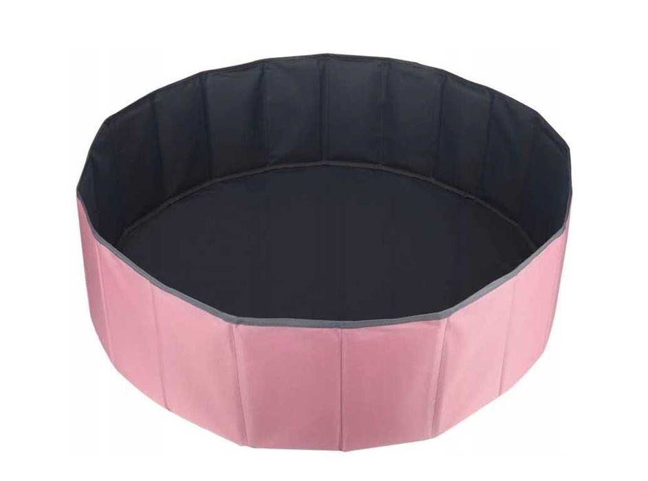 Kojec dla dzieci suchy basen OKRĄGŁY 100 cm 1m  Pastelowy Szary Różowy