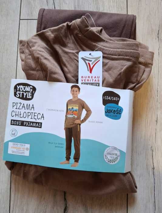 nowa pizama chłopięca 134/140 samochody ładna  jakosc wygodna lekka