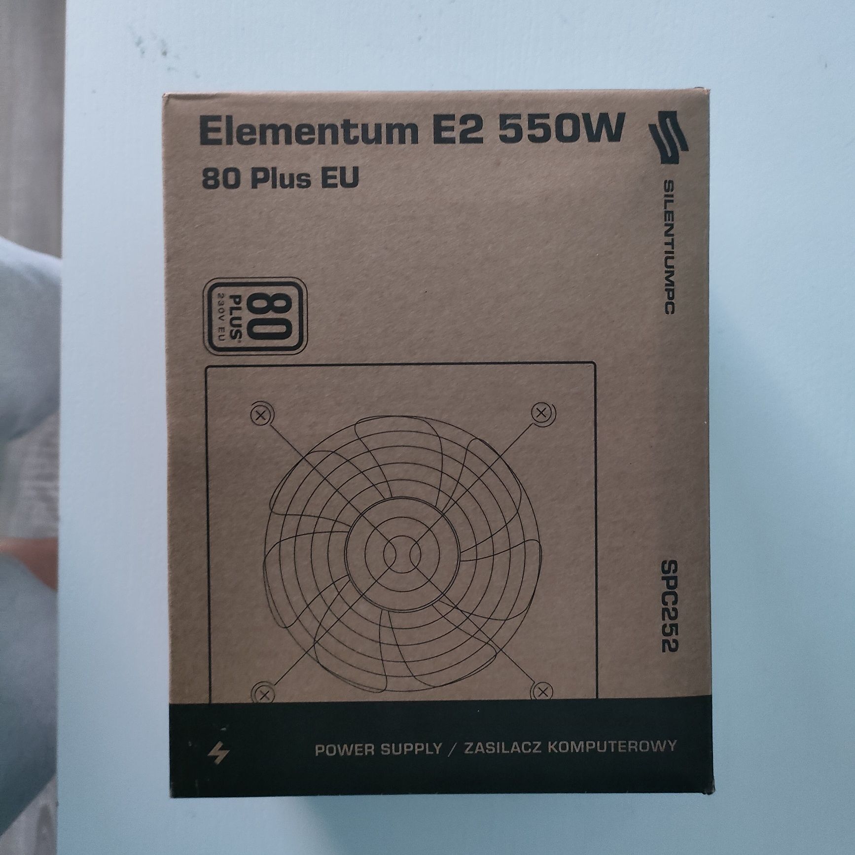 Zasilacz silentiumpc elementum e2 550w