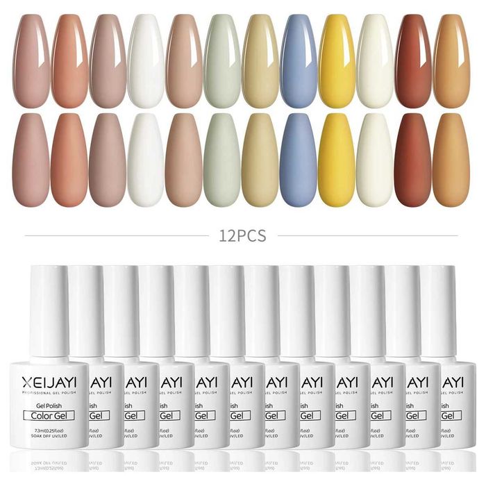 conjunto de 11 vernizes de gel novos
