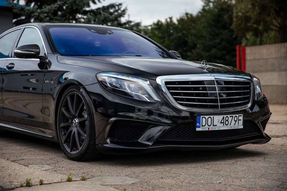 Mercedes-Benz Klasa S Idealny, bezwypadkowy, jak nowy Mercedes S 63 AMG LONG 4MATIC