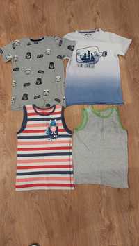 Koszulki dla chłopca na lato, r.134-140, zestaw.coolclub, reserved