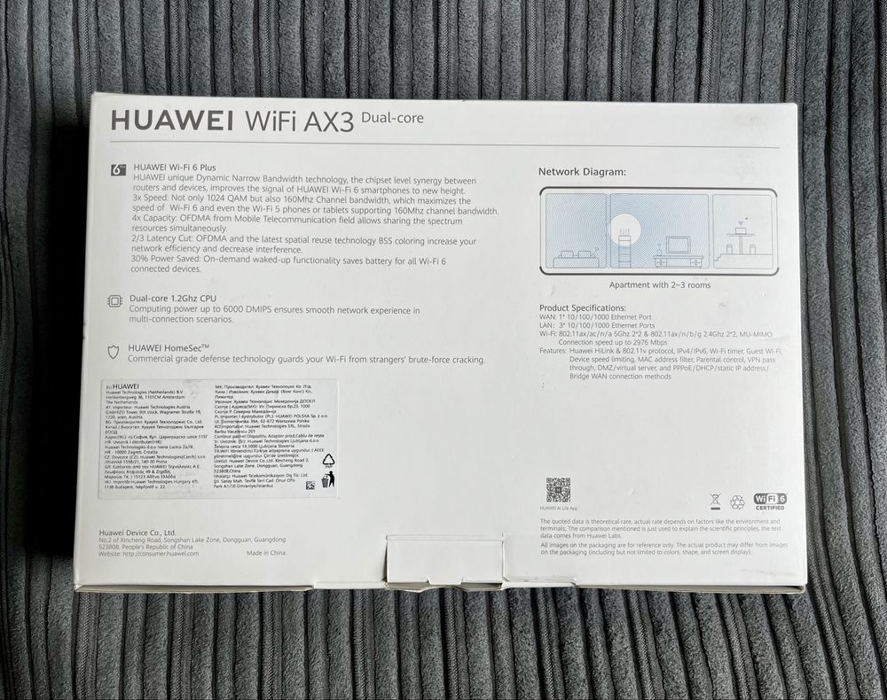 Router WiFi 6 Plus Huawei AX3 szybki i stabilny