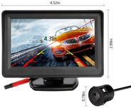 Kit sistema Camara de marcha atrás com LCD