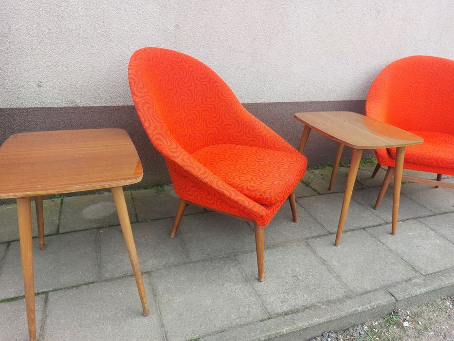 Stolik prl design vintage loft