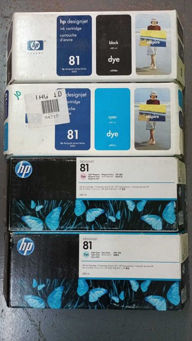 Tinteiros HP 81 Preto/Cores