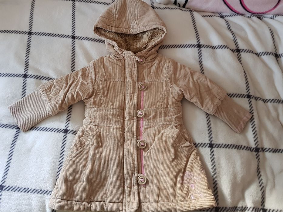 Kurtka,płaszczyk dla dziewczynki 5-10-15 r.92