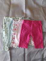 Legginsy niemowlęce 5 sztuk r. 62
